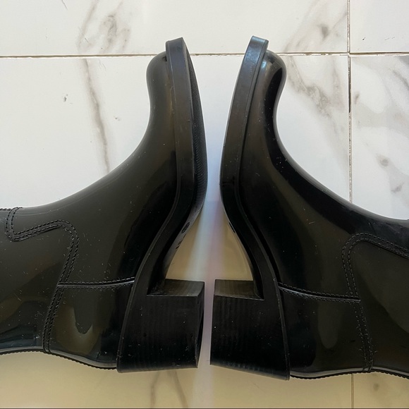 🖤 EUC🖤 GUCCI Interlocking G Logo Rubber Rainboots ~ 38 - Picture 5 of 13